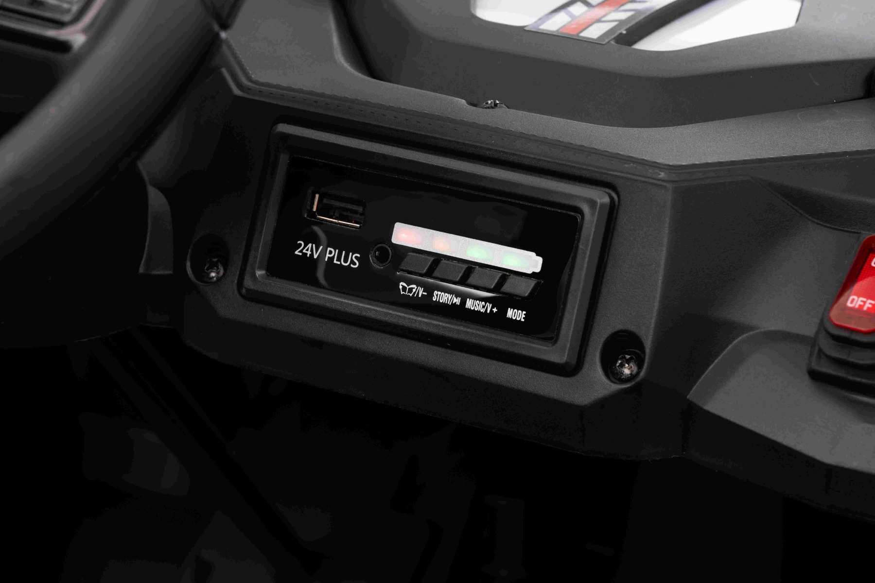 MP3 Player with battery capacity indicator