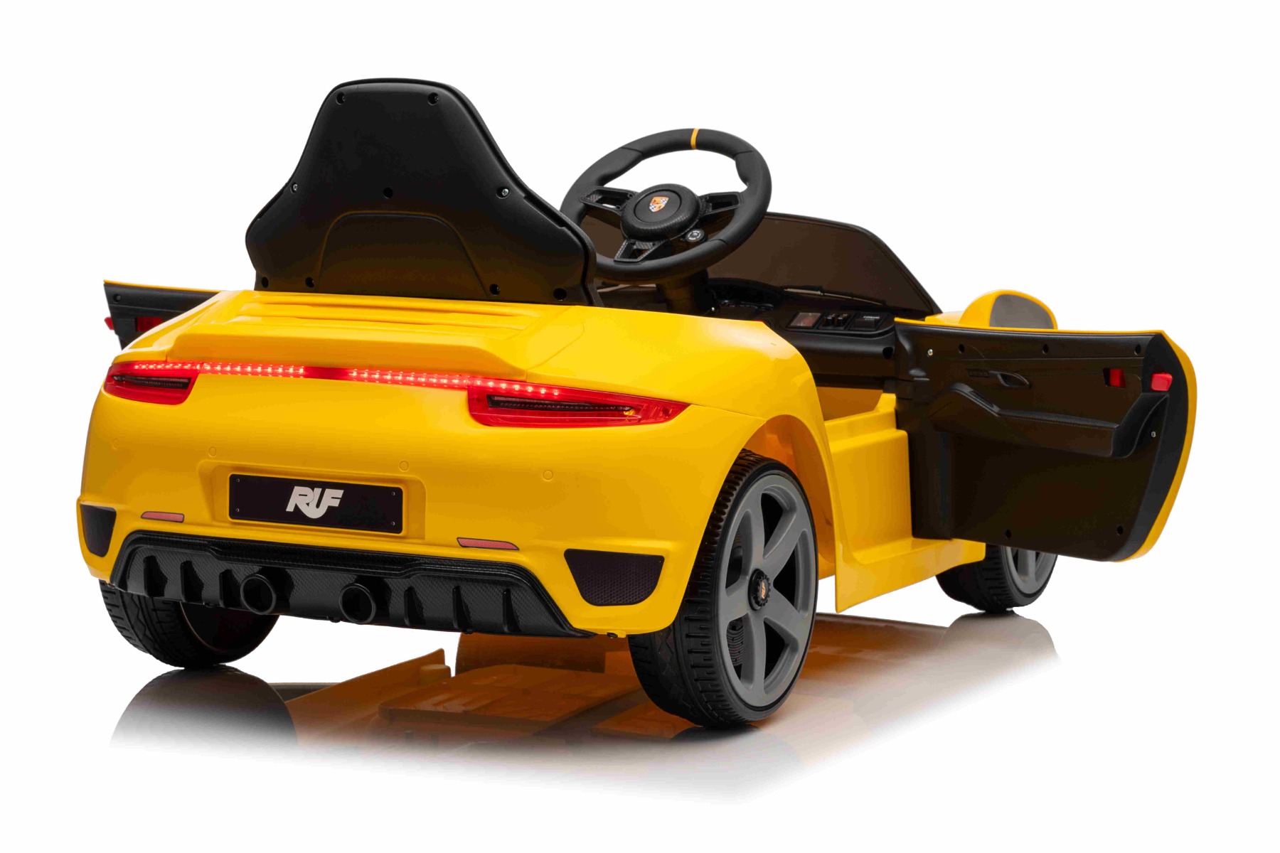 Opening door with safety lock