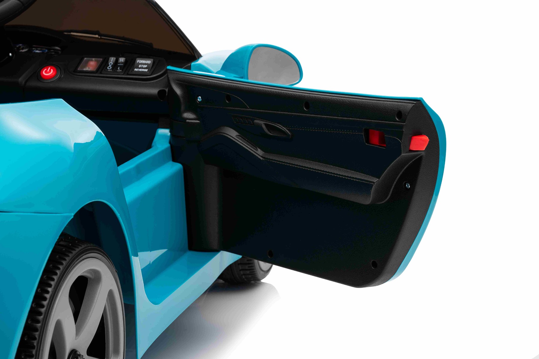 Opening door with safety lock