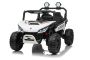 Electric Ride-on car T-REX Ride 4x4 Two-seater 24V, white, MP3 Player with USB/AUX input, 4x4 drive, Lithium Battery, Suspension, Remote control, LED Lights
