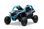 Electric Ride-on car Kawasaki TERYX KRX 1000 12V, blue, single seat, rear axle suspension, 2.4 Ghz remote control, Lithium battery, 2 x 25W Engines, Openable protective frames, MP3 player with USB/AUX input, Licensed