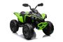 Can-am Renegade electric Ride-on quad, green, single seater, front and rear suspension, LED lights, Lithium Battery, 2 x 35W Engines, soft EVA wheels, MP3 player with USB/AUX input, Licensed