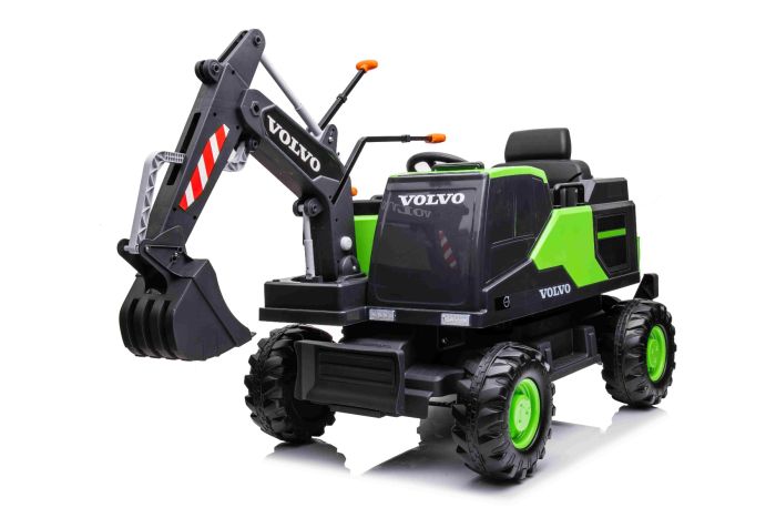 Electric ride-on car Volvo Excavator 12V with front digger
