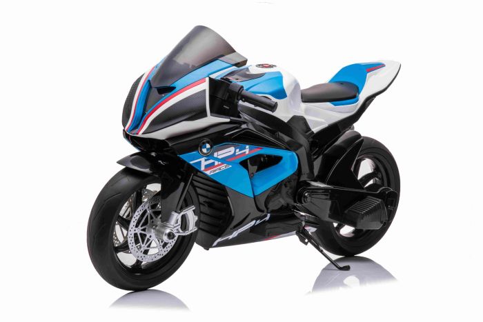 Moto électrique enfant bmw bleu hp4 race 12 volts, 2 moteurs 35w 