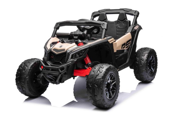 Electric Ride on car Can am Maverick One seater with 4X4 drive Black Independent suspension 2.4