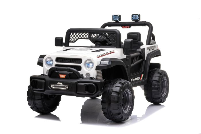 All Ride electric car with rear wheel drive white 12V battery High chassis wide seat Suspension