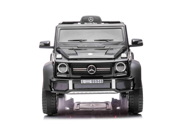 Electric Ride on car Mercedes Benz G63 AMG 6X6 Single seater black 6 Wheels with independent