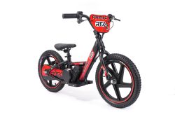 Children's electric balance bike RIRIBIKE RTX6 24V (16"), red, Lithium battery, 250W motor, Disc brake, Adjustable soft PU seat