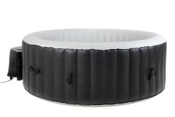 BeneoSpa NEW Portable Inflatable Bubble Spa, Hot Tube, Jacuzzi, Black-White