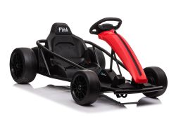 DRIFT-CAR 24V, Red, Smooth Drift wheels, 2 x 350W Motor, Drift mode at 13 Km / h, 24V Battery, Solid construction