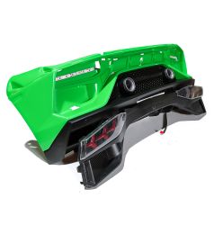 Rear bumper with rear lights included - Lamborghini Aventador Two-seater green painted