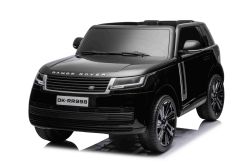 Electric Ride-on car Range Rover Model 2023, Two Seater, Black, Leatherette Seats, Radio with USB Input, Rear Drive with Suspension, 12V7AH Battery, EVA Wheels, Key starter, 2.4GHz Remote Controller, Licensed