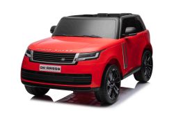 Electric Ride-on car Range Rover Model 2023, Two Seater, Red, Leatherette Seats, Radio with USB Input, Rear Drive with Suspension, 12V7AH Battery, EVA Wheels, Key starter, 2.4GHz Remote Controller, Licensed