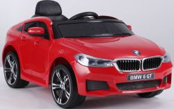 Electric Ride on Car BMW 6GT – Single seat, Red, Original Licenced, Battery Powered, Opening Doors, 2x Engine, Battery 2x 6V/4 Ah, 2.4 Ghz remote control, Smooth start