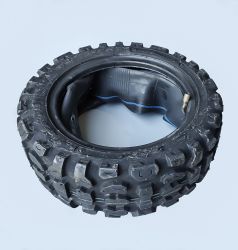 Off-road tire with inner tube for motorized and electric off-road vehicles