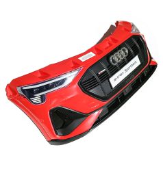 Front bumper with headlights included - Audi E-tron Red