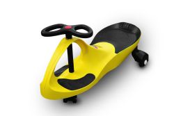 RIRICAR Yellow - swing car for kids with silent PU wheels