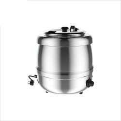 Soup Kettle, Stainless Steel exterior, 35°C – 80°C, 6 thermostat positions, 400 Watts, 10L