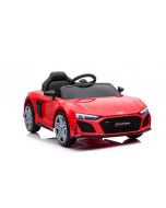 Electric Ride on Car Audi R8 Spyder NEW type, Red, Original Licenced, Battery Powered, Opening Doors, Plastic Seat, 2x 25W Engine, 12V Battery, 2.4 Ghz remote control, Smooth start, MP3 Player