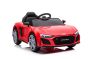 Electric Ride on Car Audi R8 Spyder NEW type, Red, Original Licenced, Battery Powered, Opening Doors, Plastic Seat, 2x 25W Engine, 12V Battery, 2.4 Ghz remote control, Smooth start, MP3 Player