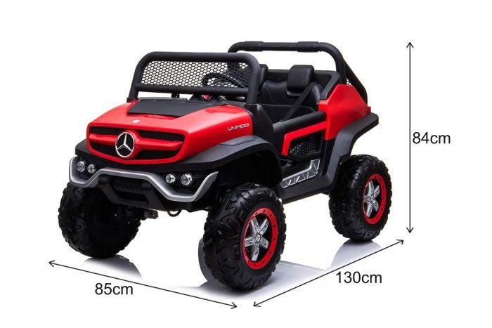 red mercedes benz toy car