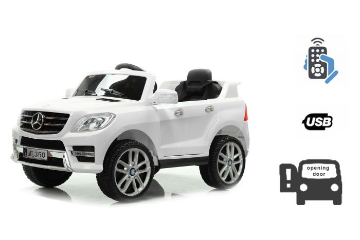 white mercedes power wheels
