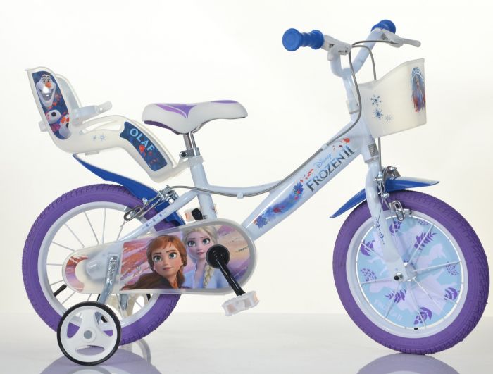 frozen bike with basket