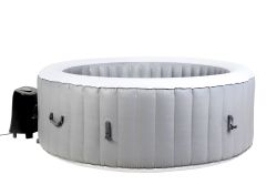BeneoSpa NEW Portable Inflatable Bubble Spa for 6 People, Hot Tube, Grey