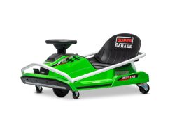 Beneo Motors Drift Electric Go-Kart 24V, Green, 300W Brushless Motor, Lithium Battery, Drift Mode with Speed up to 14 km/h, Heavy-Duty Steel Frame, Safety Belt, Sport Seat, Multifunction Steering Wheel