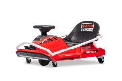 Beneo Motors Drift Electric Go-Kart 24V, Red, 300W Brushless Motor, Lithium Battery, Drift Mode with Speed up to 14 km/h, Heavy-Duty Steel Frame, Safety Belt, Sport Seat, Multifunction Steering Wheel