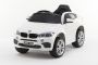Electric Ride on Car BMW X6M NEW – Single seat, White, Original Licensed, Battery Powered, Opening Doors, Leatherette Seat, 2x Engine, 12 V Battery, 2.4 Ghz remote control, Soft EVA wheels, Smooth start