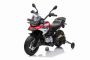 Electric Motorbike BMW F850 GS, Licensed, 12V battery, EVA soft wheels, 2 x 35W Engines, LED Lights, Auxiliary wheels, MP3 Player with USB/Aux input, Red