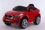 Electric Ride on Car BMW X6M NEW – Single seat, Red, Original Licensed, Battery Powered, Opening Doors, Leatherette Seat, 2x Engine, 12 V Battery, 2.4 Ghz remote control, Soft EVA wheels, Smooth start