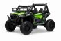 Electric Ride-On Toy Car UTV 24V, Green, two leatherette seats, 2.4Ghz Remote Controller, 2 X 200 W Engines, Lithium Battery, electric brake, LED lights, Soft EVA wheels with suspension, MP3 Player with USB/SD