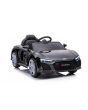 Electric Ride on Car Audi R8 Spyder NEW type, Black, Original Licenced, Battery Powered, Opening Doors, Plastic Seat, 2x 25W Engine, 12V Battery, 2.4 Ghz remote control, Smooth start, MP3 Player