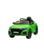 Electric Ride on Car Audi RSQ8, Green, USB/SD input, Leatherette seat, 2x 35W Engine, 12V/7Ah Battery, 2.4 Ghz remote control, Soft EVA wheels, LED lights, Soft start, ORIGINAL License