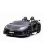 Electric Ride on Car Lamborghini Aventador 24V for two users, Black Paint, MP4 Player, Leatherette Seats, Vertical opening doors, 2 x 45W Engine, 24V Battery, 2.4 Ghz RC, Underlightened Wheels, Soft EVA wheels, Suspension, Original Licenced