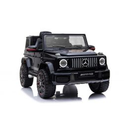 Electric Ride on Car Mercedes G New, Black, Original Licensed, Battery Powered, Opening Doors, Single Seat, 2x Engine, 12 V Battery, 2.4 Ghz remote control,Rear Suspension, Smooth start