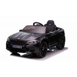 Electric Ride on Car BMW M5, Black, Original Licenced, 24V Battery Powered, opening doors,  2.4 Ghz remote control, Soft EVA wheels, LED Lights , Soft start, MP3 player with USB input