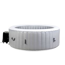 BeneoSpa NEW Portable Inflatable Bubble Spa for 6 People, Hot Tube, Jacuzzi, Grey