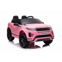 Electric Ride-On Range Rover EVOQUE, Pink, Single Leatherette Seat, MP3 Player with USB Input, 4x4 Drive, 12V10Ah Battery, EVA Wheels, Suspension Axles, Key start, 2.4 GHz Bluetooth Remote Control, Licensed