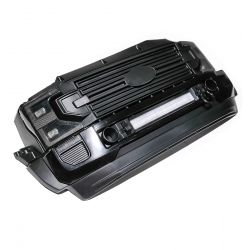 Front bumper with headlights included - Ford Super Duty black 24V