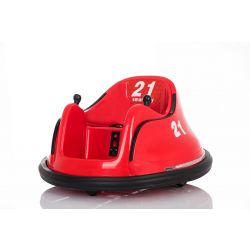Electric Ride-on RIRIDRIVE 12V red, suitable for indoor and outdoor use, 2.4 Ghz Remote control, LED lighting, Joystick control, 2 X 15W engine