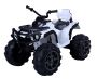 Electric Ride-On Quad Hero 12V, White, 2,4 GHz Remote control, suspensions, 12V7Ah battery