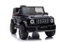 Electric Ride on Car Mercedes G New, Black, Original Licenced, Battery Powered, Opening Doors, Single Seat, 2x Engine, Lithium battery, 2.4 Ghz remote control, Rear Suspension, Smooth start