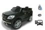 Electric Ride on Car Mercedes-Benz ML 350, Black, Original Licensed, Battery Powered, Opening Doors, Plastic Seat, 2x Engine, 12V Battery, 2.4 Ghz remote control, Smooth start, Cushioning