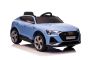 Electric ride-on car Audi E-tron Sportback 4x4 blue,Artificial leather seat, 2.4 GHz remote control, Eva wheels, USB / Aux Input, Bluetooth, All wheel suspension, 12V / 7Ah battery, LED Lights, Soft EVA wheels, 4 X 25W engine, ORIGINAL license