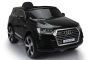 Electric Ride on Car Audi Q7 Quattro New, Black, Original Licenced, Battery Powered, Opening Doors, Single Seat, 2x Engine, 12 V Battery, 2.4 Ghz remote control, Soft EVA wheels, Smooth start