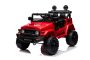 Electric ride-on car TOYOTA FJ CRUISER with rear wheel drive, Red, 12V battery, High chassis, Wide seat, Rear axle suspension, LED Lights, 2.4 GHz Remote control, MP3 player with USB/AUX input, Licensed