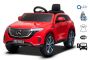 Electric Ride on Car Mercedes-Benz EQC, Red, Original Licensed, Leatherette seat, Opening doors, 2x 35W Engine, 12V/7Ah Battery, 2.4 Ghz remote control, Soft EVA wheels, Suspension, Soft start, LED Lights